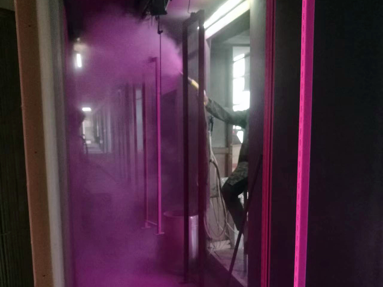 powder coating for display